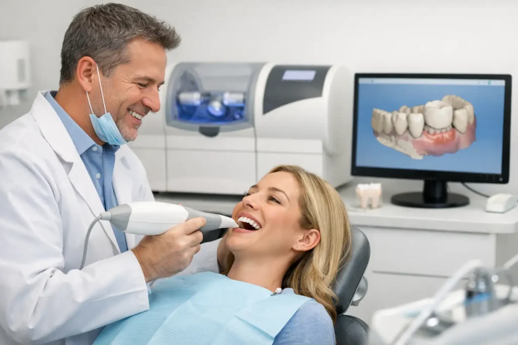 How Same Day Crowns Work at the Dentist